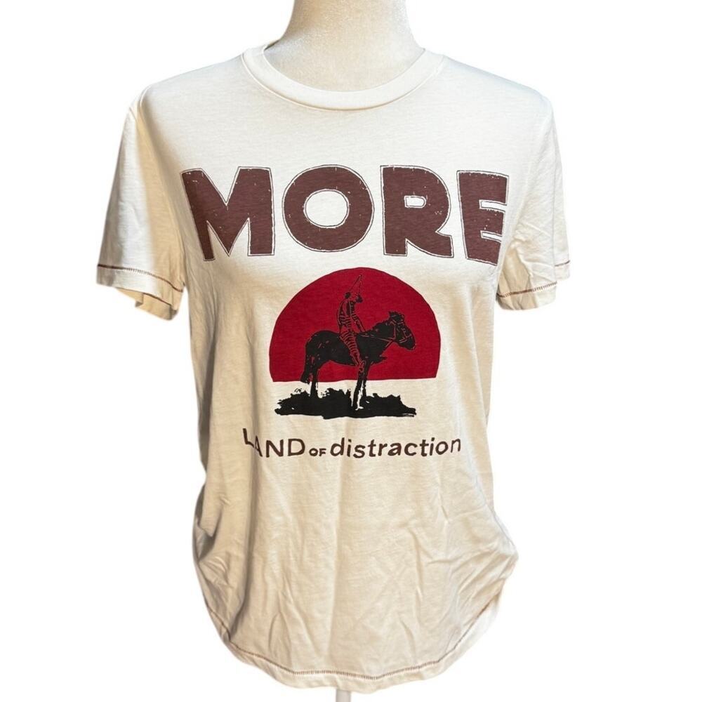 Land Of Distraction Kate Milk More Organic Cotton Women's M Short Sleeve Top